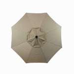 Market Umbrella, Beige with LED Lights