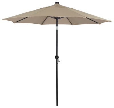 Market Umbrella, Beige with LED Lights